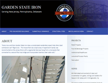 Tablet Screenshot of gardenstateiron.com